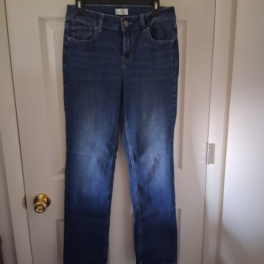Maurices Dark Blue Straight-Leg Women's Jeans